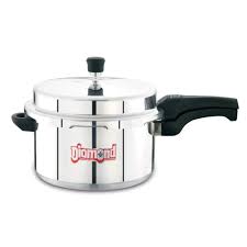 Diamond Stainless Steel Triply Cooker 5L