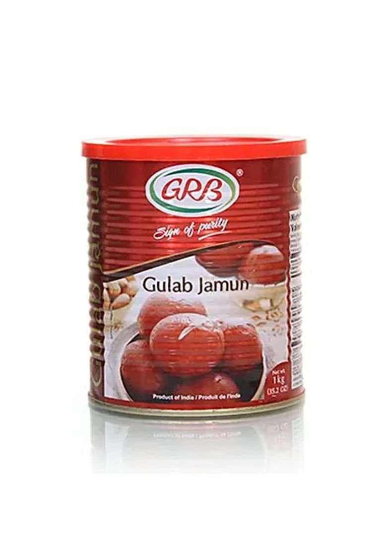 GRB Gulab Jamun 1kg Tin (Ready to Eat)