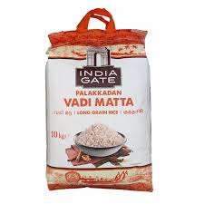 India Gate Palakadan Vadi Matta Rice 5Kg