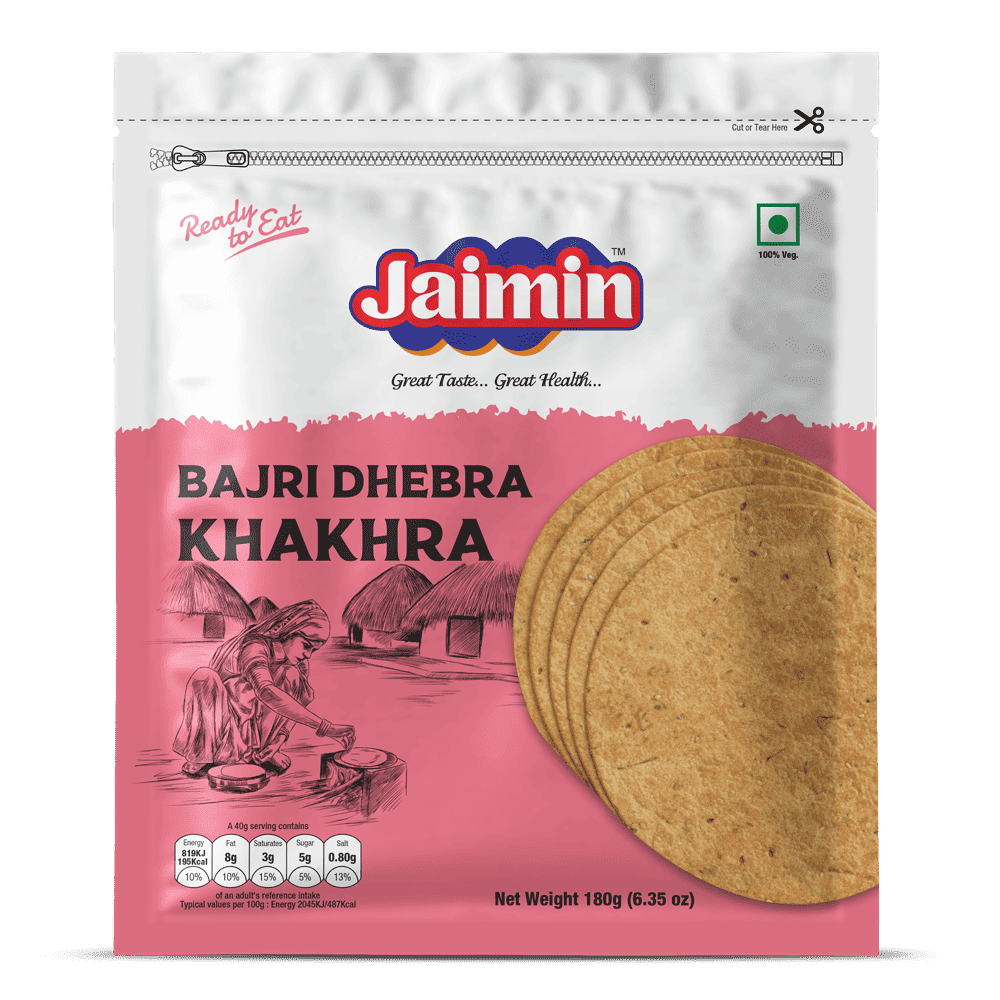 Jaimin Bajri Ajwain Khakhra 200g