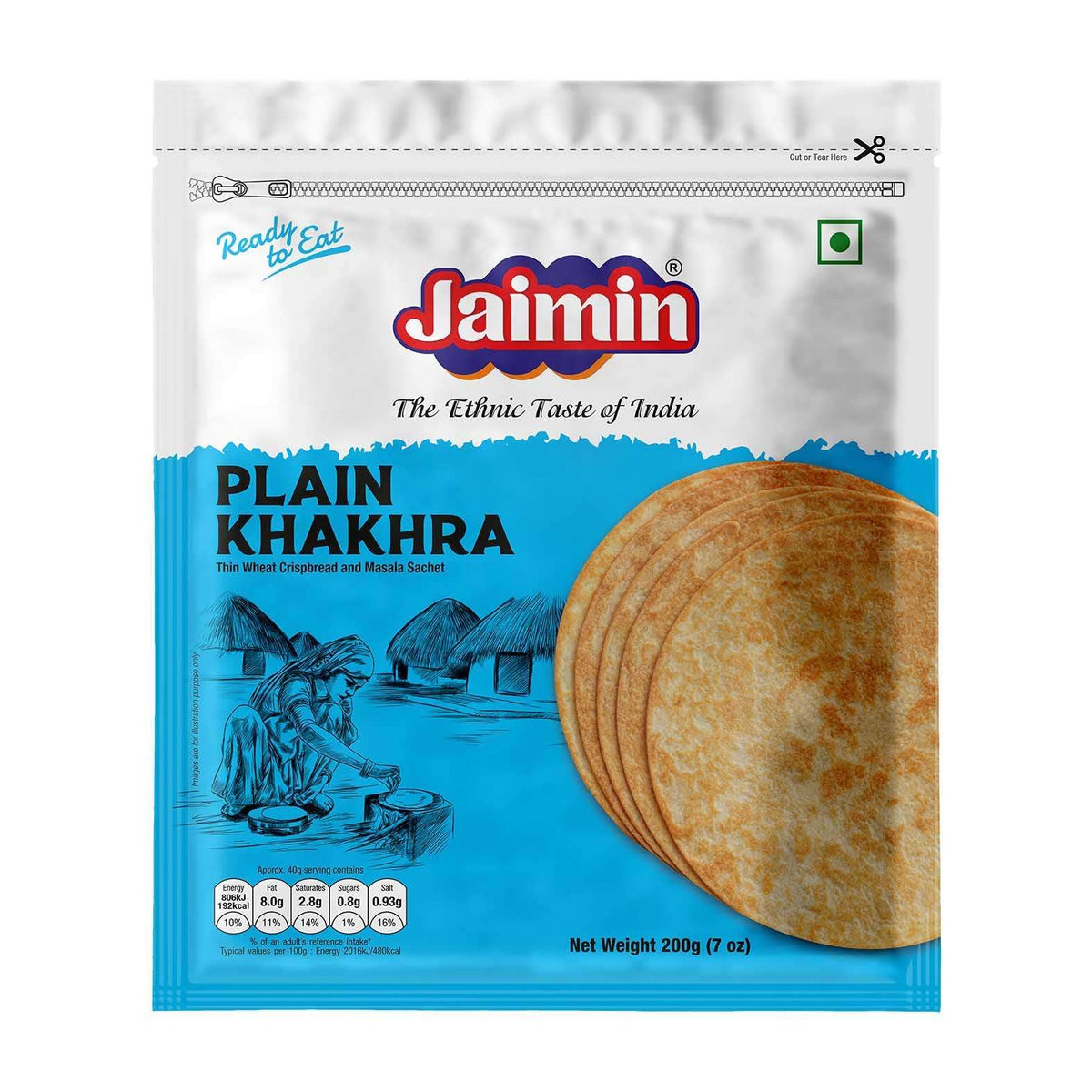 Jaimin Plain Khakhra 200g