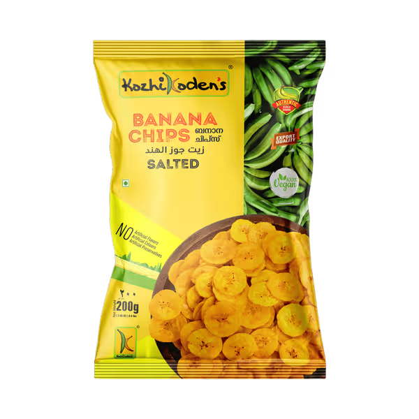 Kozhikodens Banana Salted chips 200g