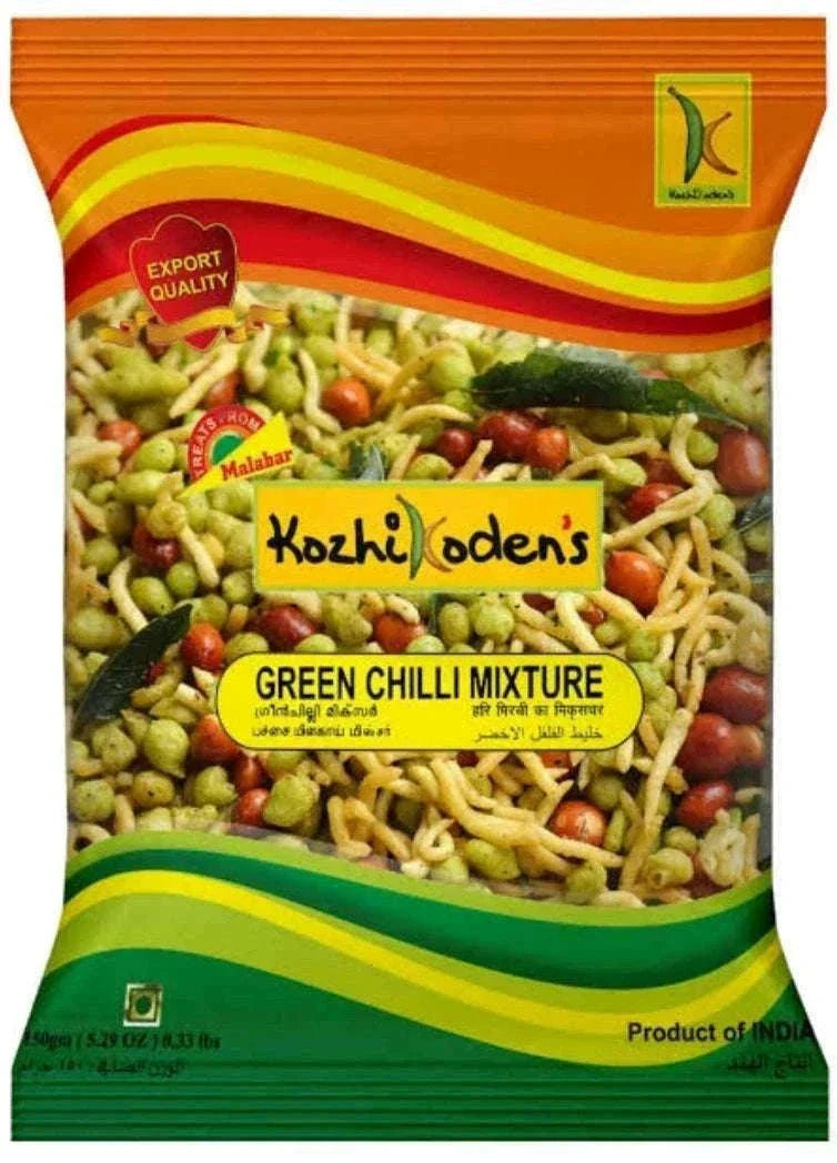 Kozhikodens Green Chilli Mixture Pet Jar 350g