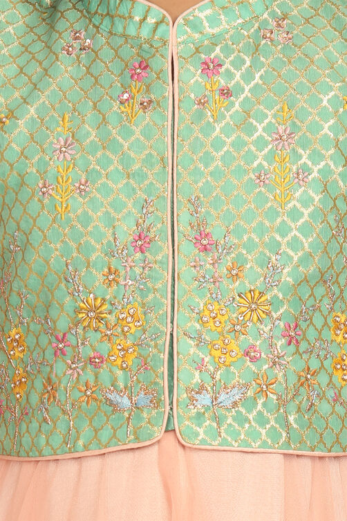 Peach Anarkali Suit-Set in Germany