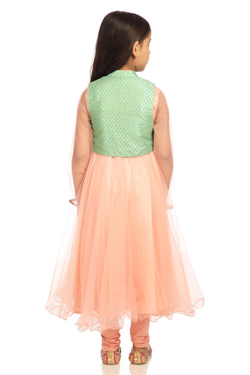Peach Anarkali Suit-Set in Germany