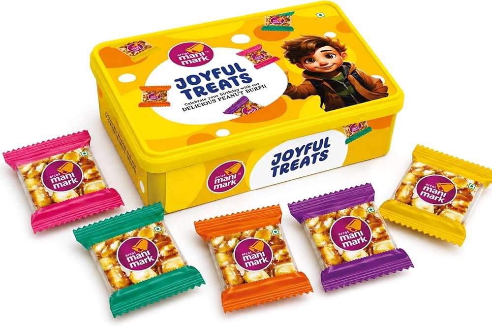 Manimark Birthday Peanut Box 220g
