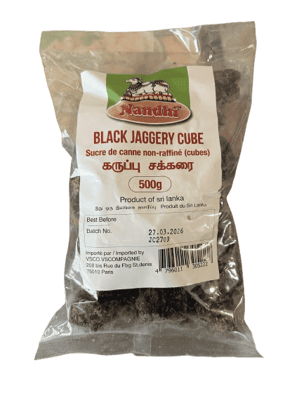 Nandhi Black Jaggery Cube 500g
