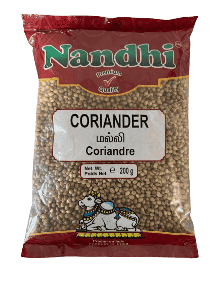 Nandhi Coriander / Dhania Whole 200g