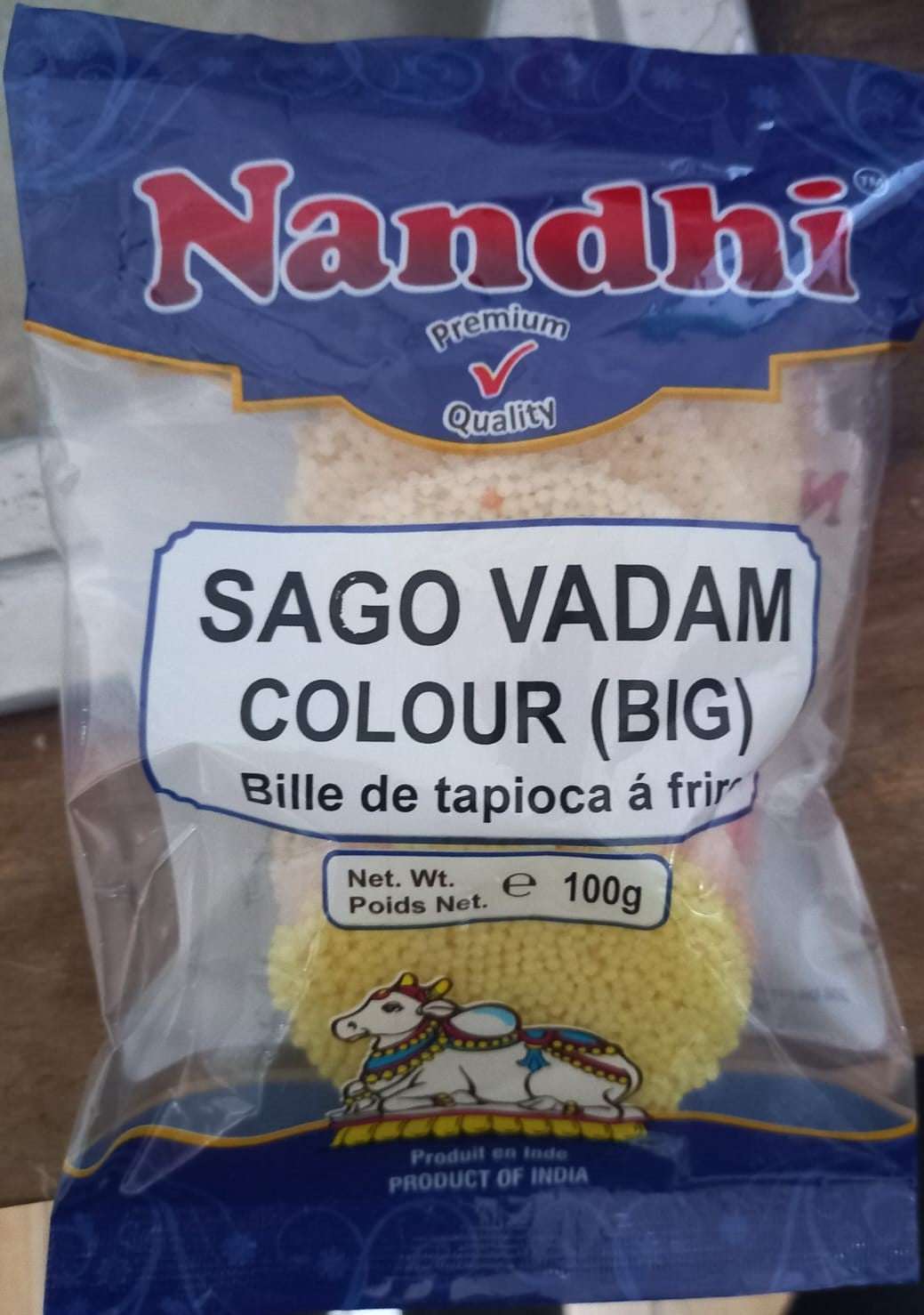 Nandhi Vadakam Colour (Big) 100g