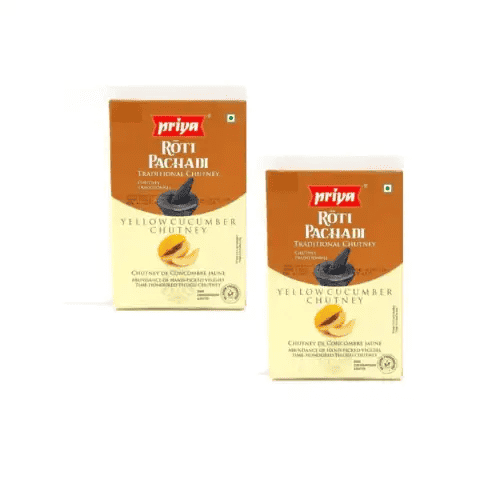 Priya Yellow Cucumber Chutney 100g x2