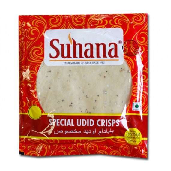 Suhana Udad Crisps/ Papad 200g