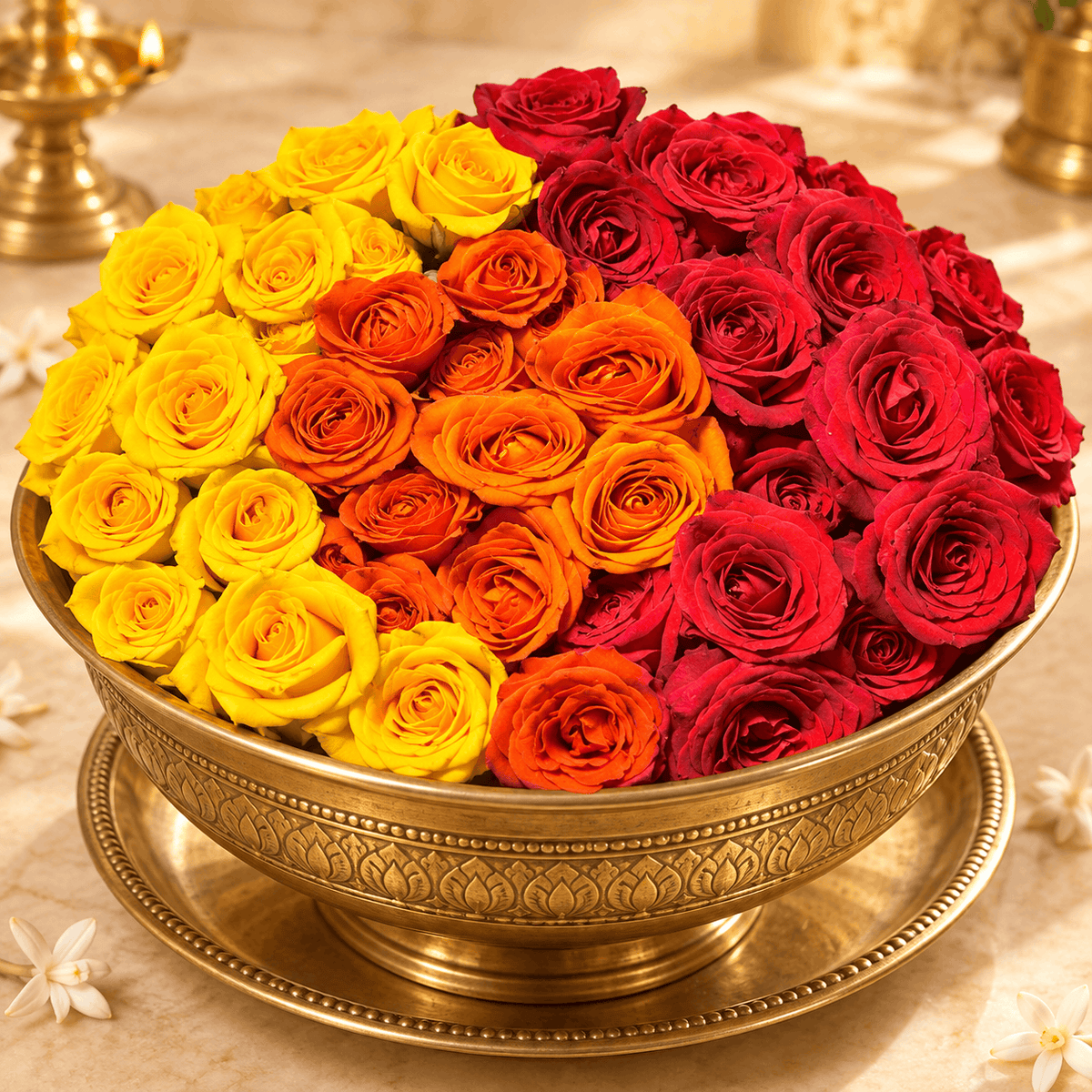Button Rose Mixed Colour (1kg)