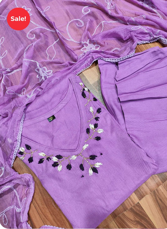 Kurta with Pant and Dupatta Set In Germany - Neha Couture Indian Fashion