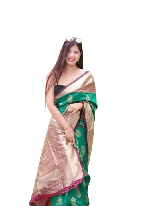 Kanchi  Silk Saree in Germany