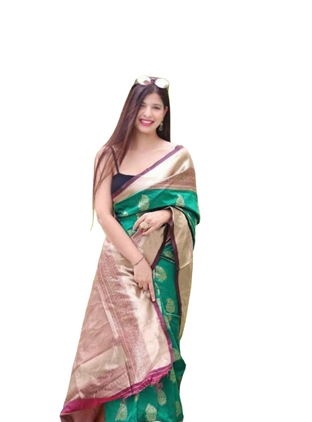 Kanchi  Silk Saree in Germany