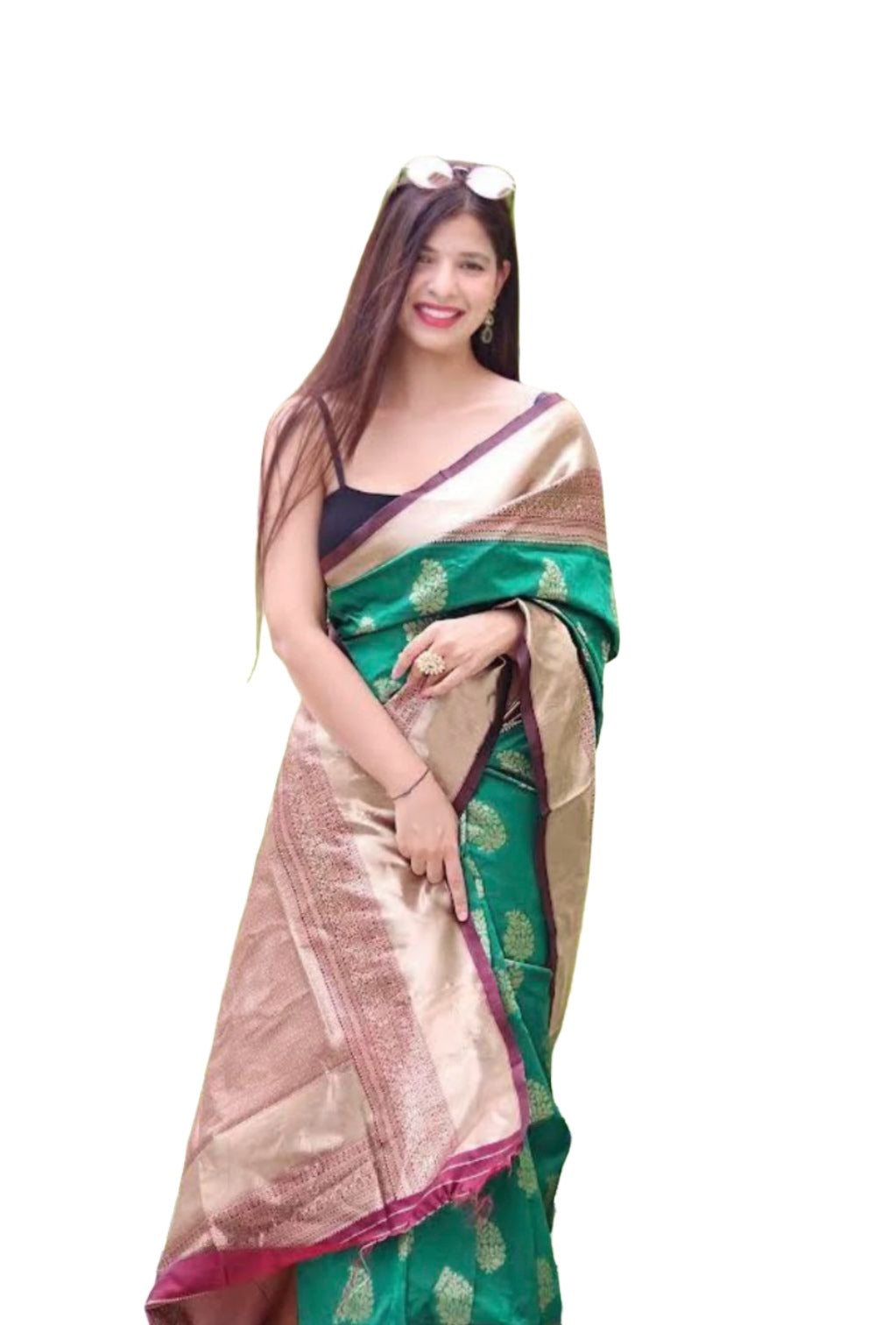 Kanchi  Silk Saree in Germany