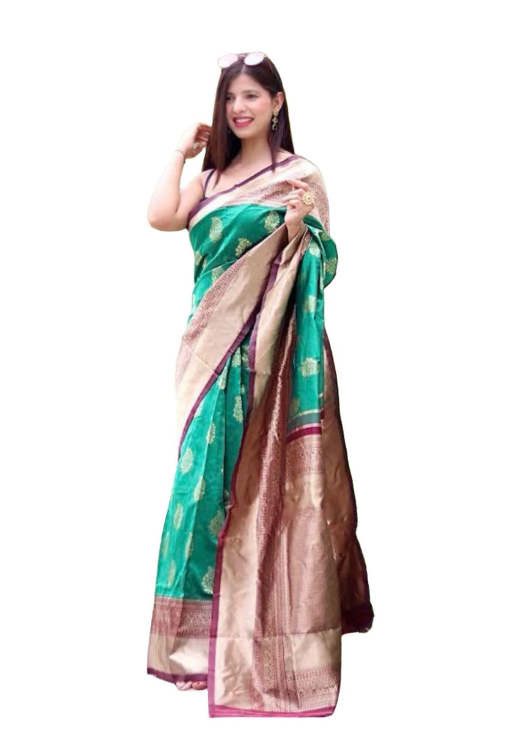 Kanchi  Silk Saree in Germany