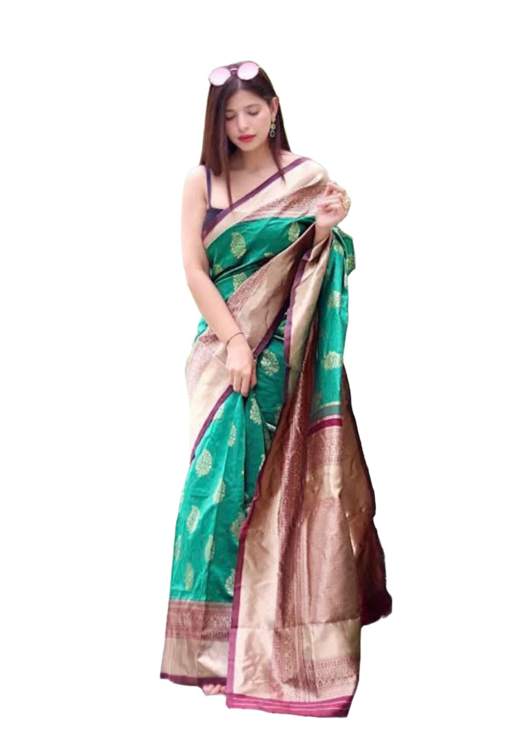 Kanchi  Silk Saree in Germany