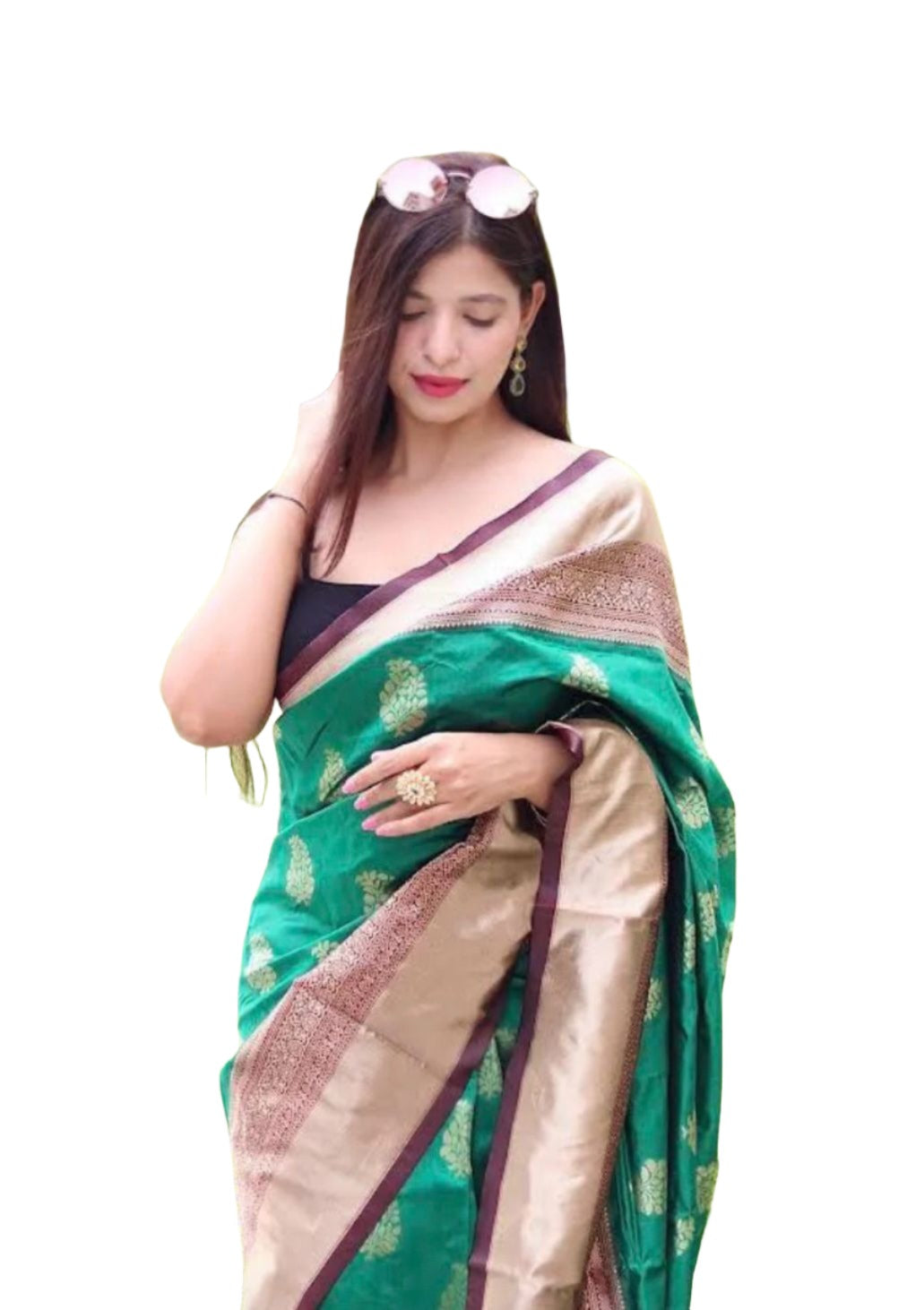 Kanchi  Silk Saree in Germany