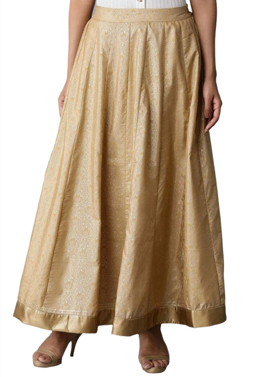 Gold Printed Skirt In Germany