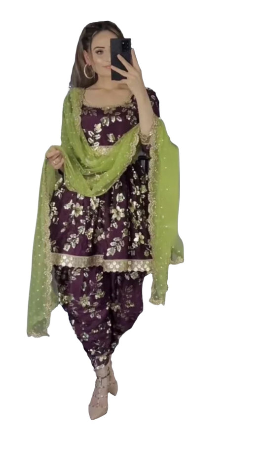 Punjabi Patiyala Suit in Germany
