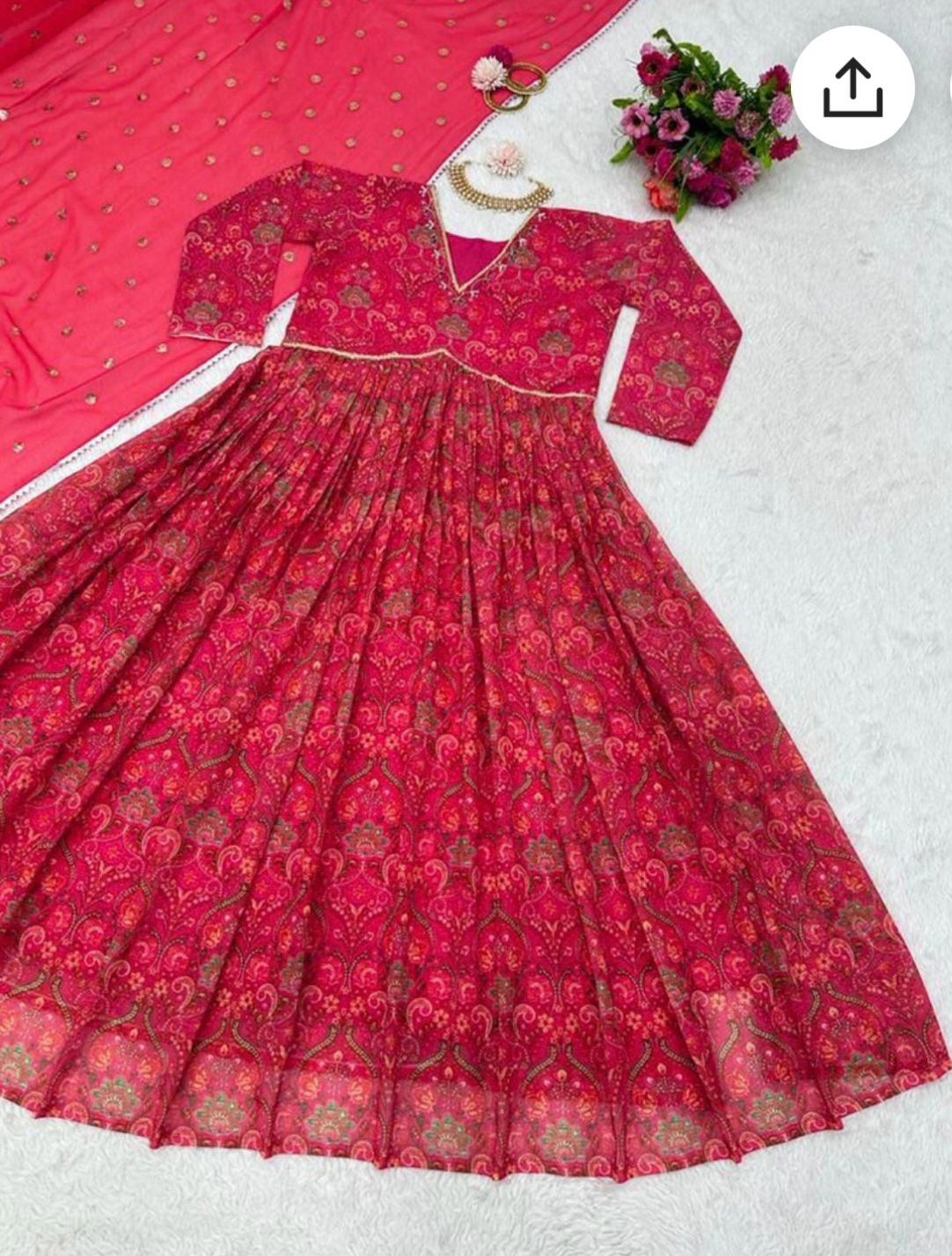 Anarkali Gown Indian Party Wear