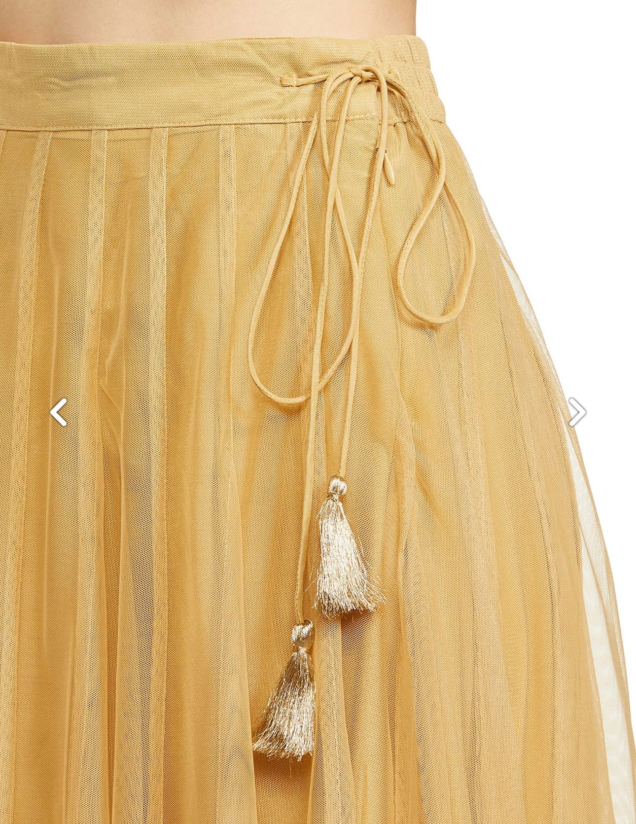 Golden Net Long Skirt In Berlin