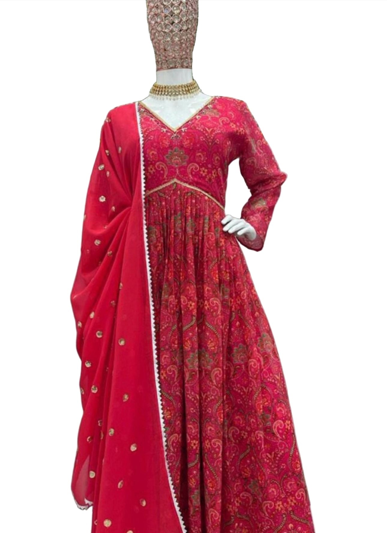Anarkali Gown Indian Party Wear