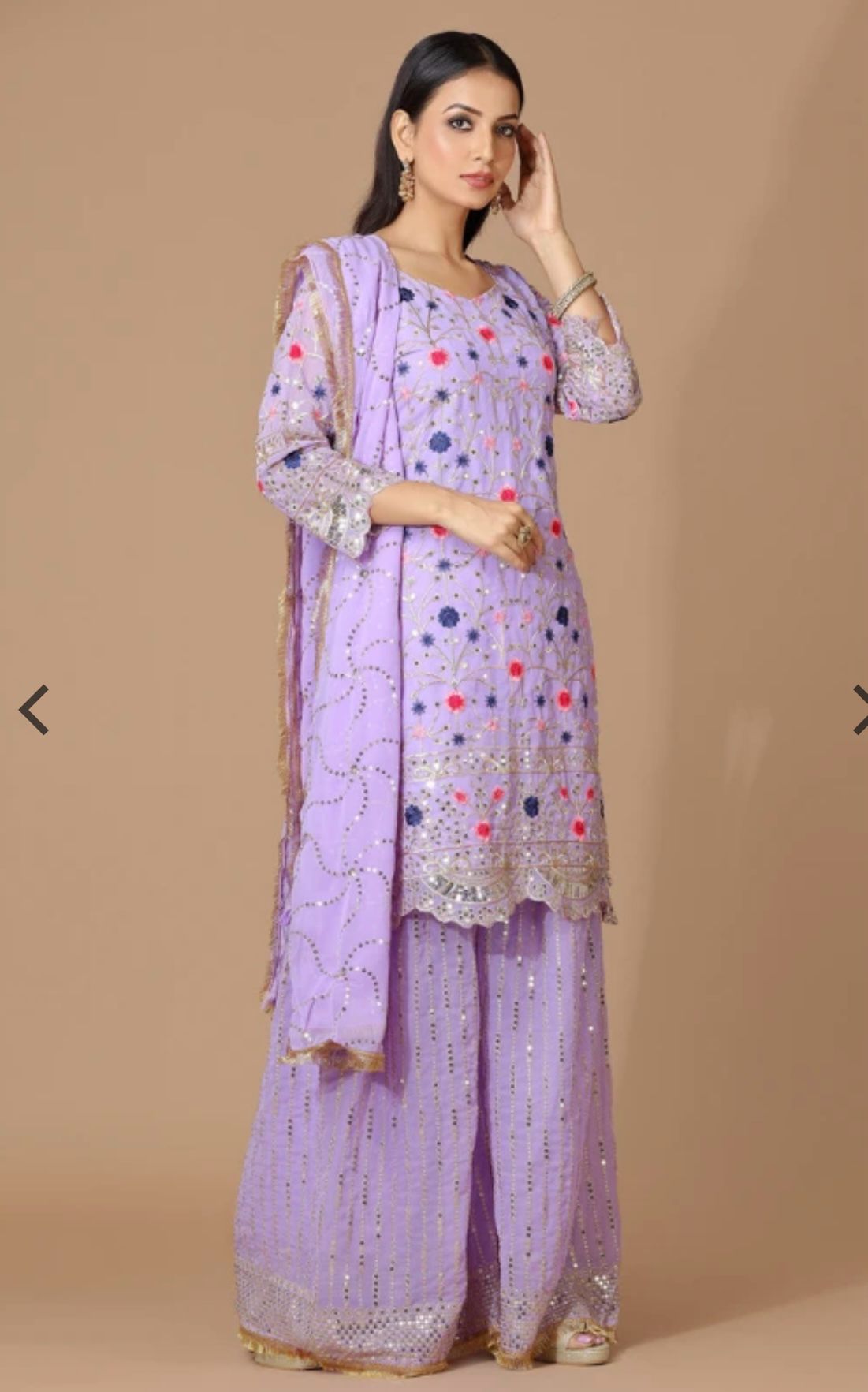 Pakistani Sharara Suit Set in Germany