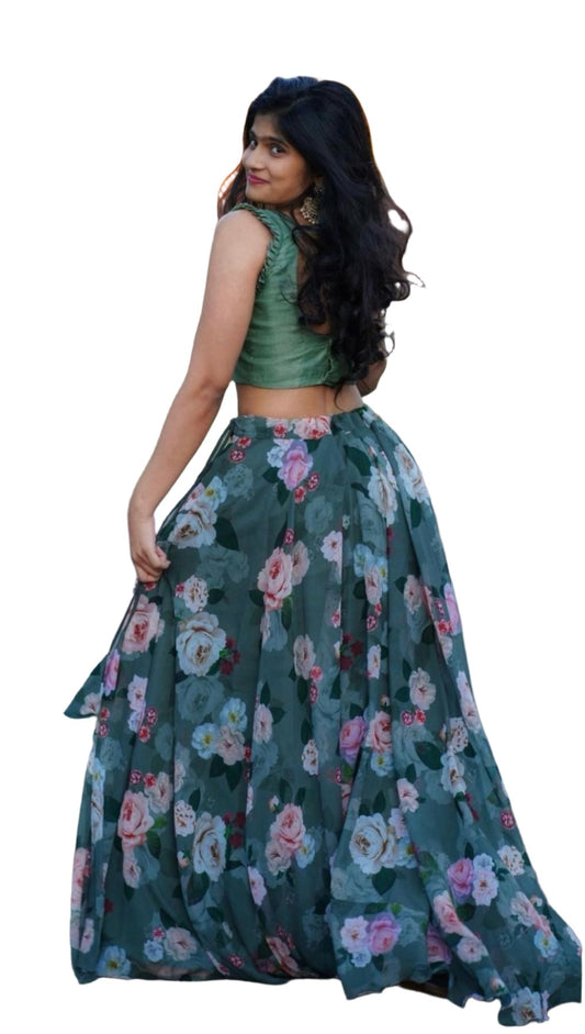 Lehenga With Stitched Choli in Germany