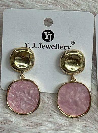 Geometric Shell Earrings