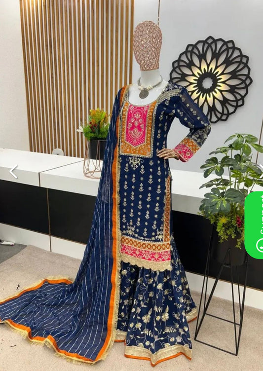 Eid Special Sharara Kleid in Deutschland