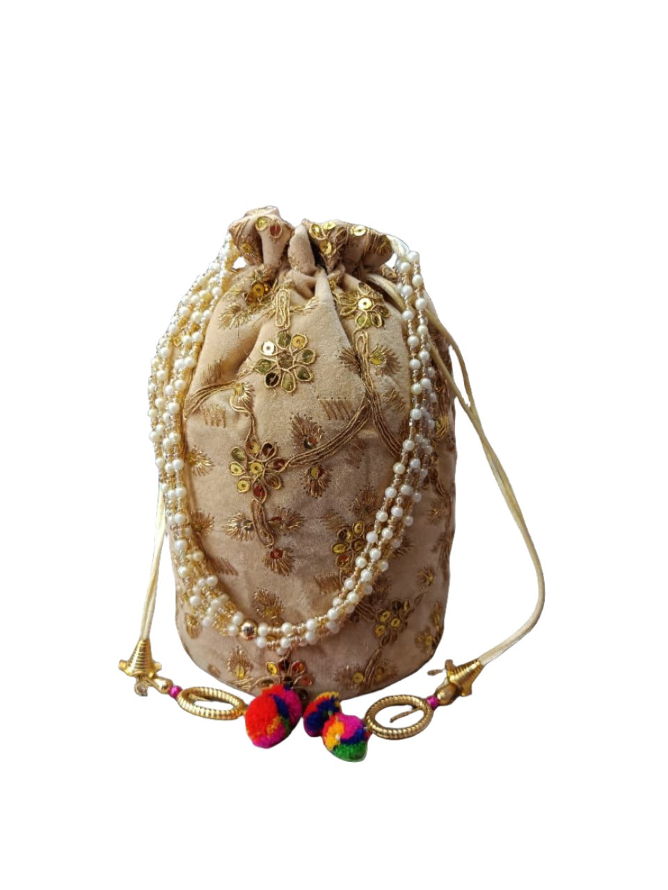 Indian Velvet  Potli Bag