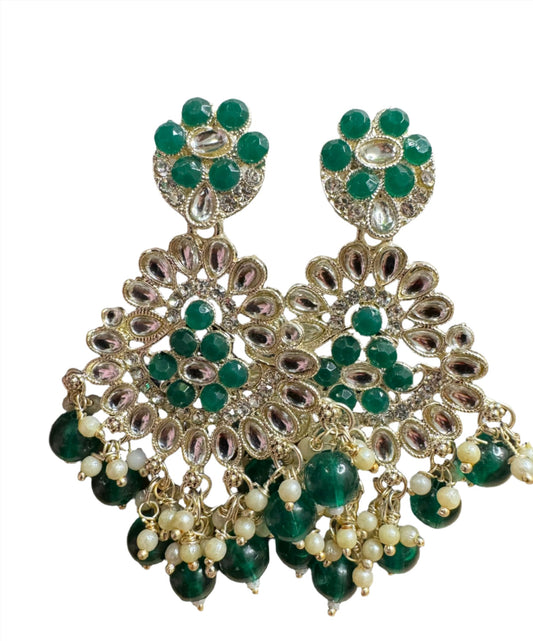 Kundan Pearl Earrings