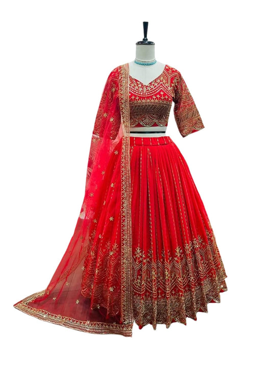 New Đěsigner Sequence  Lehenga -Choli With Dupatta