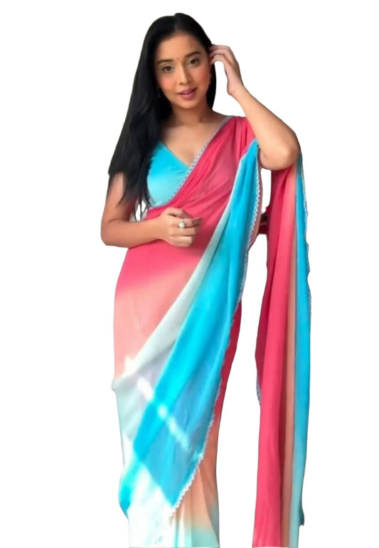 Bereit, Saree zu tragen