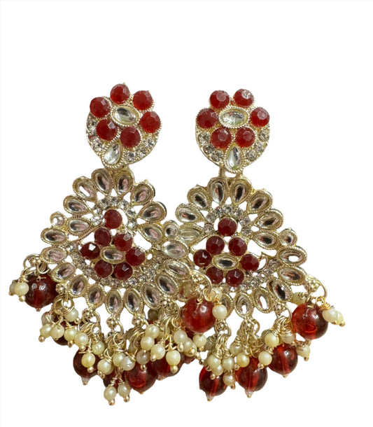 Kundan Pearl Earrings