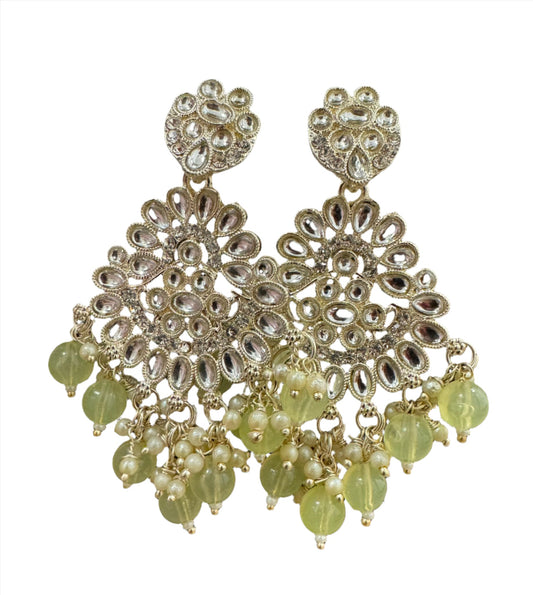 Kundan Pearl Earrings