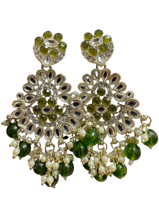 Kundan Pearl Earrings