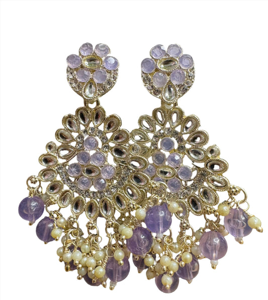 Kundan Pearl Earrings