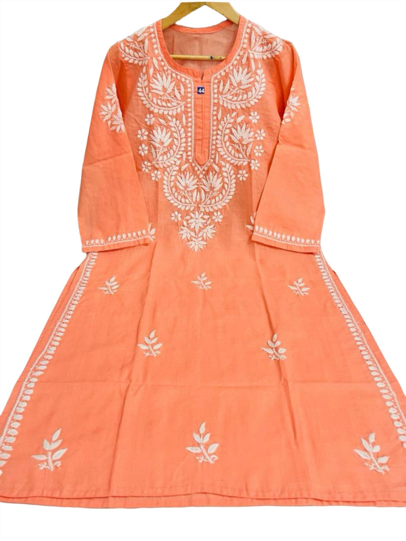 Chikankari Embroidered Cotton Kurta