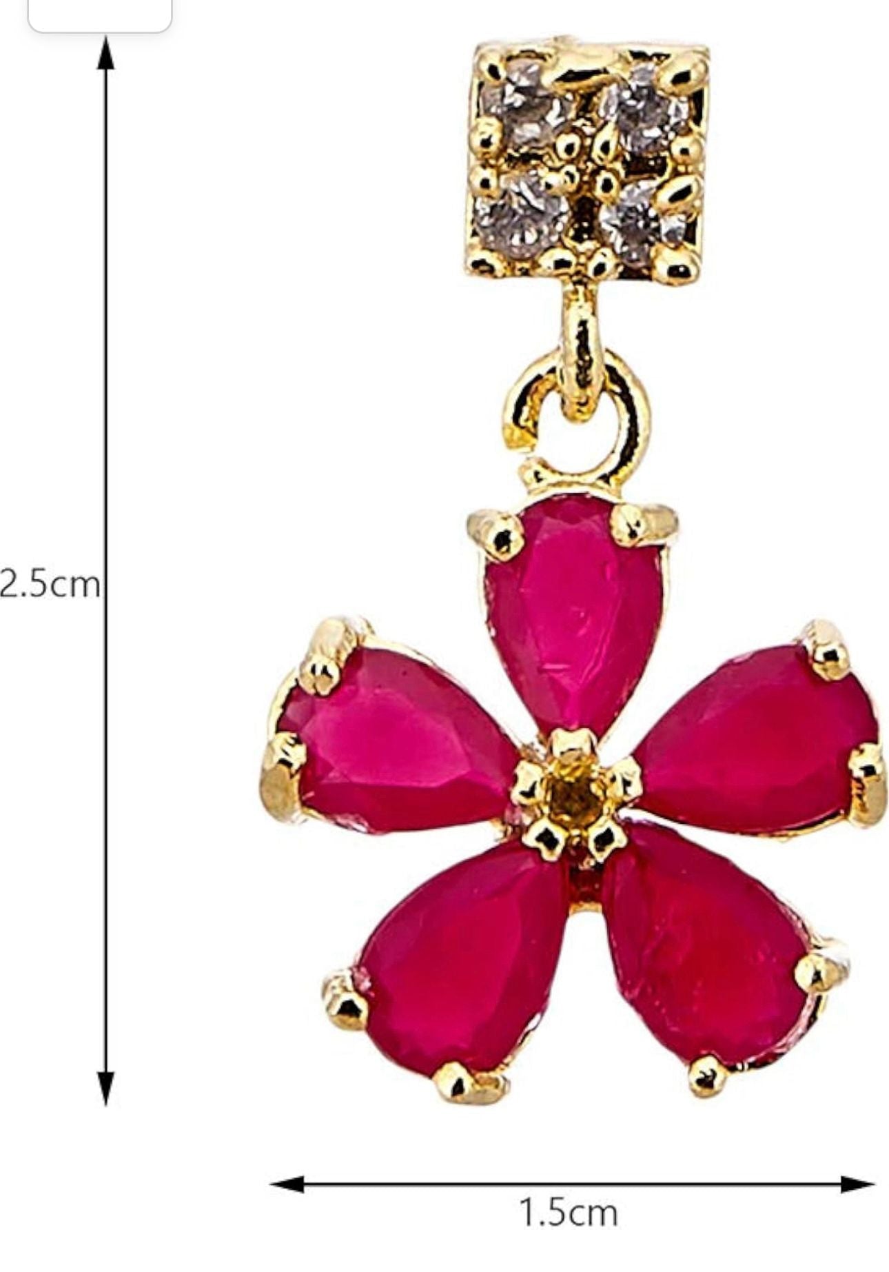 Vergoldetes amerikanisches Diamant-Halskettenset mit Ohrringen, Schmuck für Frauen und Mädchen