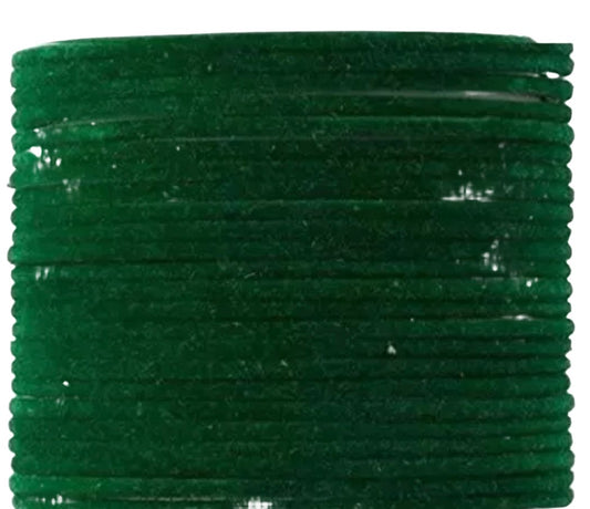 Glossy Beauty Alloy Velvet bangles (1 Set Of 12 Bangles)
