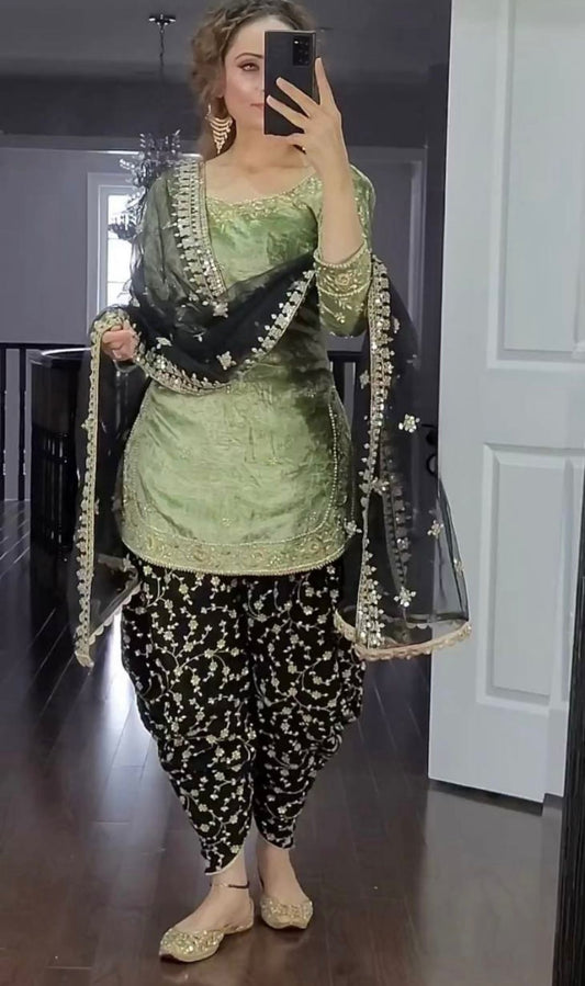 Pakistani Patiala three piece