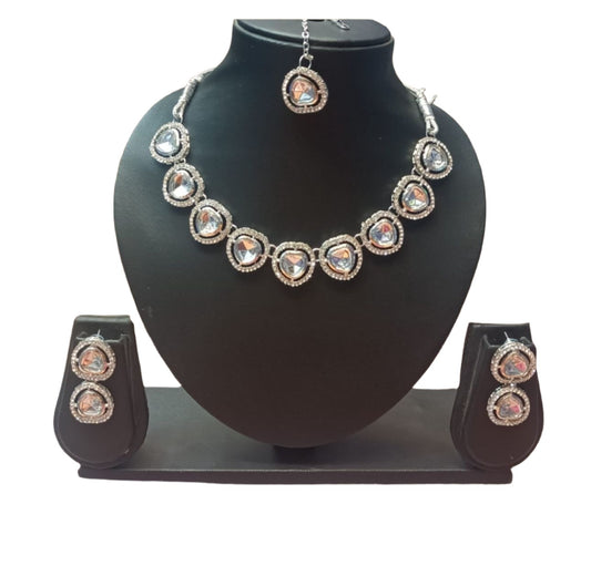 AD kundan Necklace Set In Germany