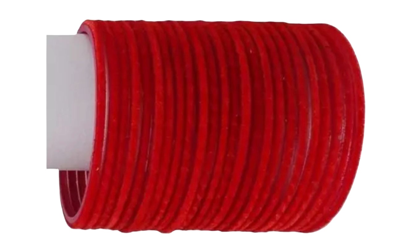 Glossy Beauty Alloy Velvet bangles (1 Set Of 12 Bangles)