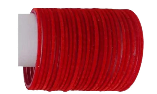 Glossy Beauty Alloy Velvet bangles (1 Set Of 12 Bangles)