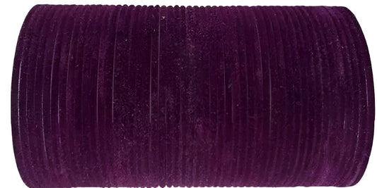 Glossy Beauty Alloy Velvet bangles (1 Set Of 12 Bangles)