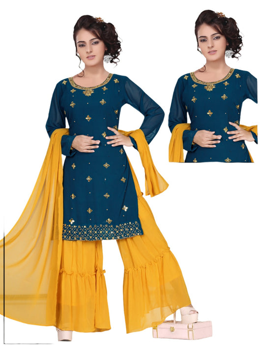 Handwork Sharara Suit Set In Berlin