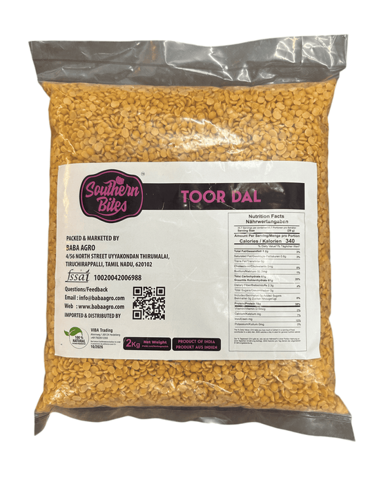 Southern Bites Premium Toor Dal 1kg